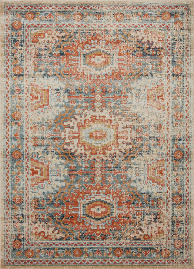 Loloi Jocelyn Joc-03 Mist/Multi Rugs - main flat