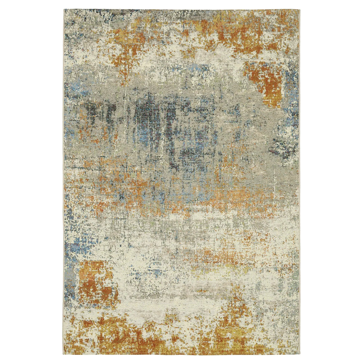 Oriental Weavers Sphinx Naples 292XI Orange Rugs - main flat