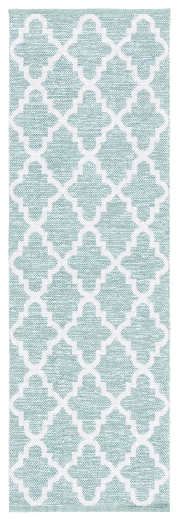 Safavieh Montauk 2'-3" x 7'-0" Rug in Teal / Ivory