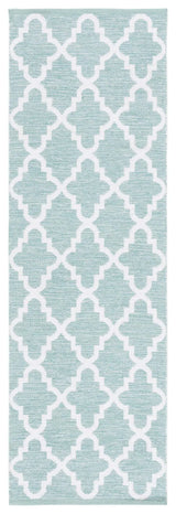 Safavieh Montauk 2'-3" x 7'-0" Rug in Teal / Ivory