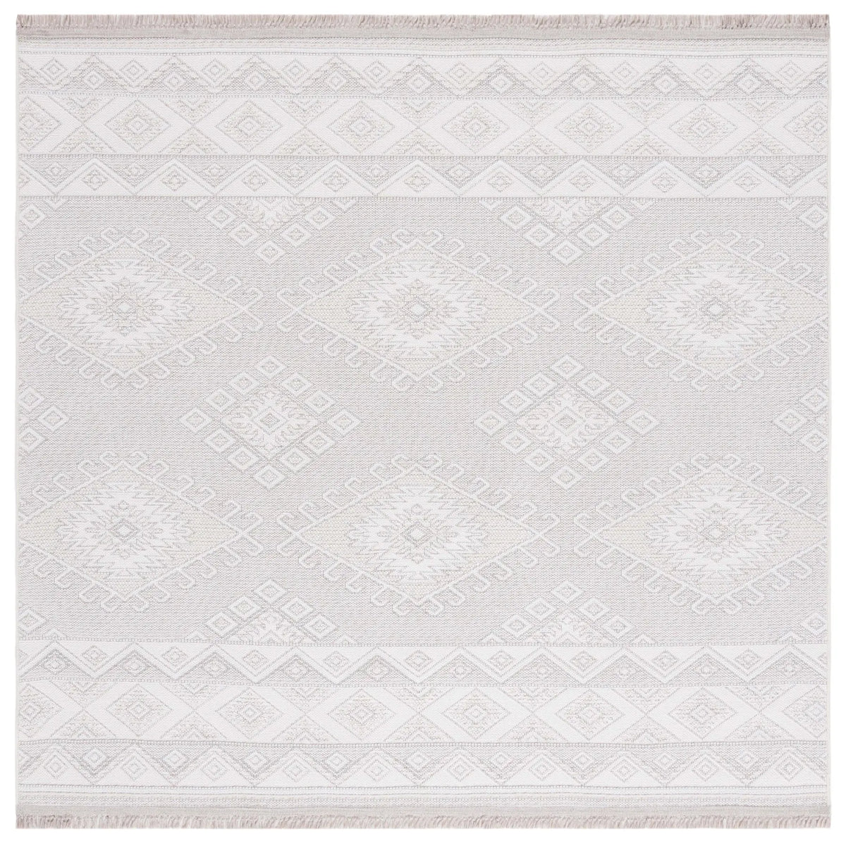 Safavieh Prairie 300 6'-7" x 6'-7" Rug in Beige / Ivory