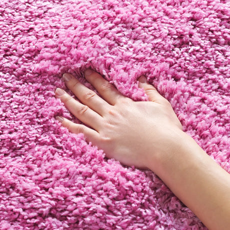 Safavieh Shag 4'-0" x 6'-0" Rug in Pink