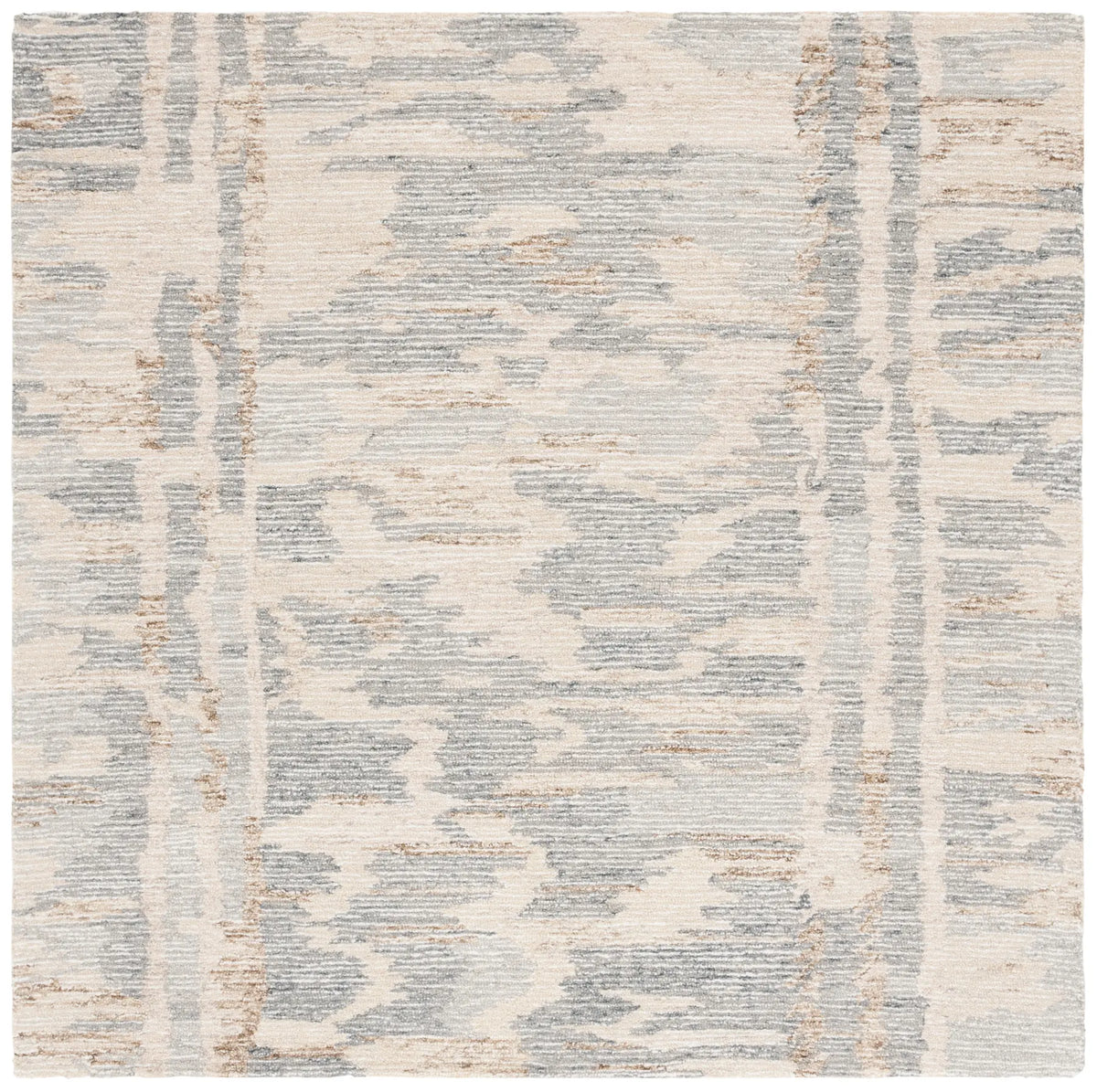 Safavieh Ebony 6'-0" x 6'-0" Rug in Grey / Ivory