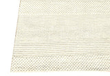 Dynamic Rugs Grove 6212 Handmade Modern Ivory Rug - Corner