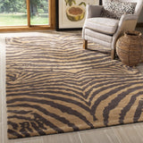 Safavieh Soho 3'-6" x 5'-6" Rug in Brown / Gold