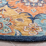 Safavieh Heritage 6'-0" x 6'-0" Rug in Blue / Rust