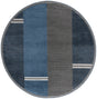 Safavieh Pyramid 6'-7" x 6'-7" Rug in Navy / Grey Black