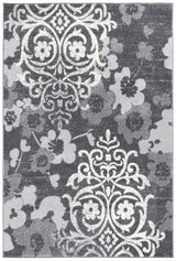 Safavieh Adirondack 4'-5" x 6'-5" Rug in Charcoal / Ivory