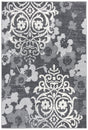 Safavieh Adirondack 4'-5" x 6'-5" Rug in Charcoal / Ivory