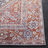 Safavieh Tucson 4'-0" x 6'-0" Rug in Grey / Rust