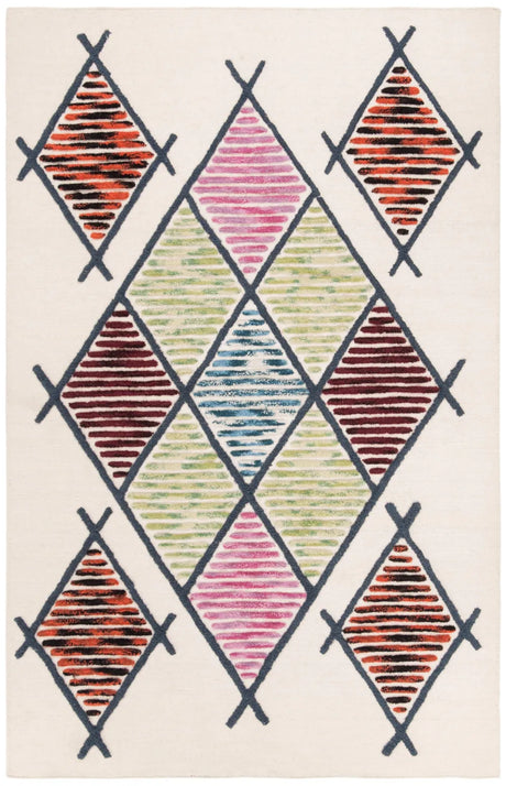Safavieh Kenya 6'-0" x 9'-0" Rug in Ivory / Multi
