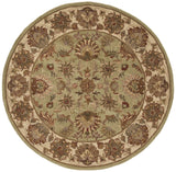 Safavieh Heritage 6'-0" x 6'-0" Rug in Green / Gold