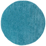 Safavieh August Shag 900 5'-3" x 5'-3" Rug in Turquoise