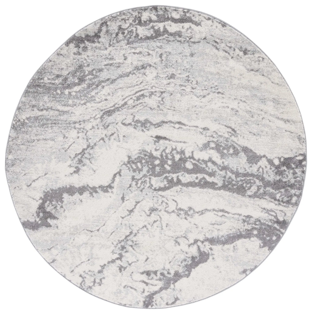 Safavieh Tulum 6'-7" x 6'-7" Rug in Ivory / Grey