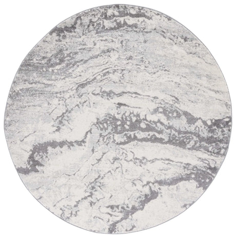 Safavieh Tulum 6'-7" x 6'-7" Rug in Ivory / Grey