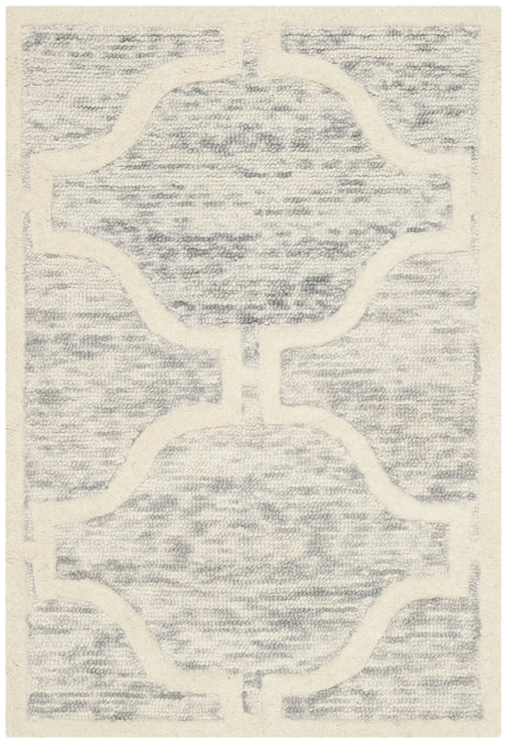 Safavieh Cambridge 2'-0" x 3'-0" Rug in Light Grey / Ivory