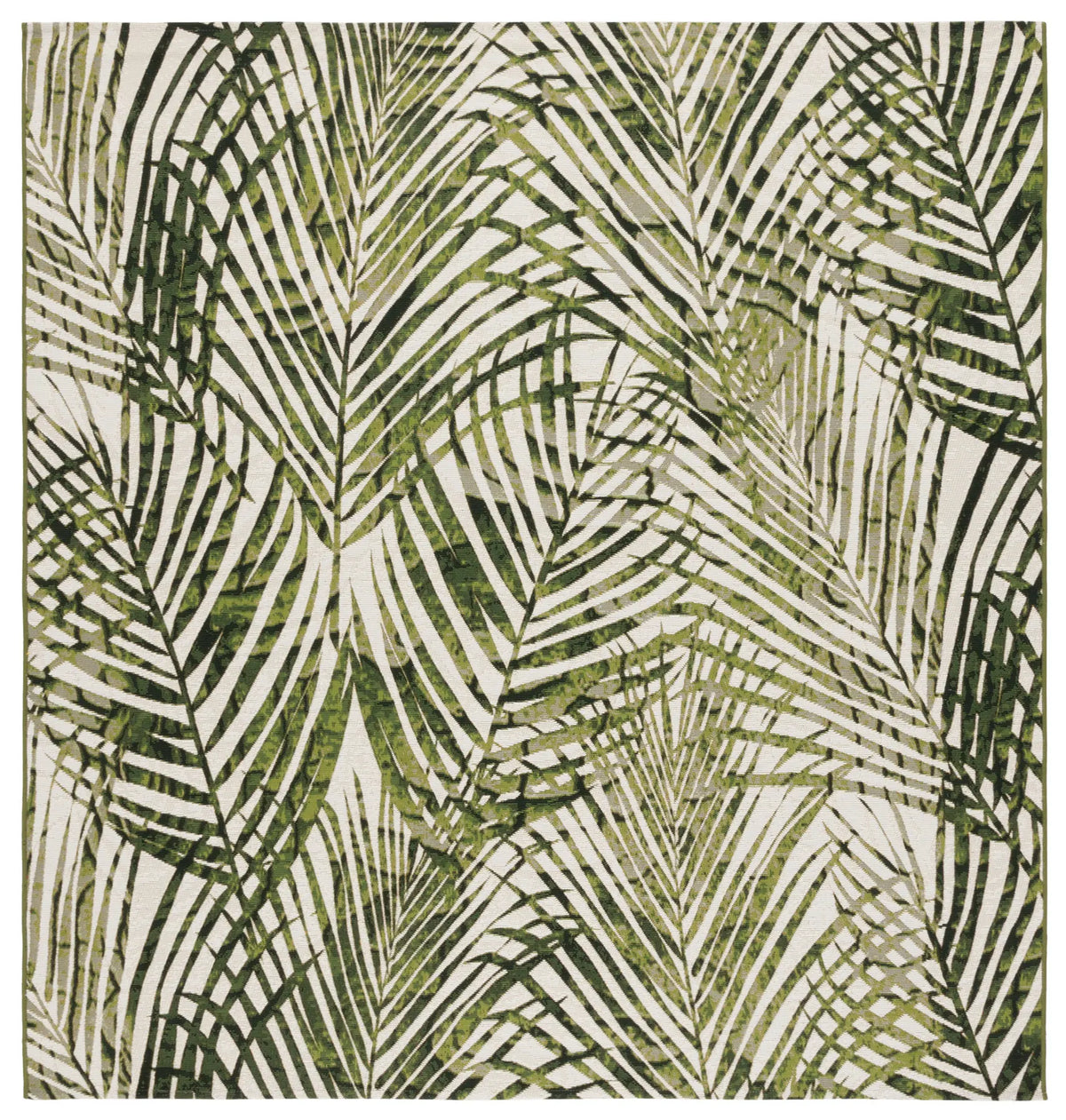 Safavieh Barbados 500 6'-7" x 6'-7" Rug in Ivory / Green