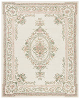 Safavieh Micro-Loop 10'-0" x 14'-0" Rug in Ivory / Fuchsia