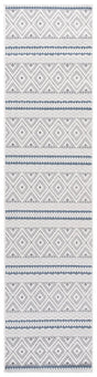 Safavieh Veranda 2'-2" x 9'-0" Rug in Ivory / Blue Grey