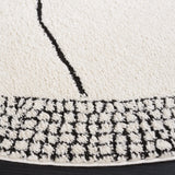Safavieh Melody 6'-7" x 6'-7" Rug in Ivory / Black