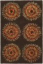 Safavieh Soho 2'-0" x 3'-0" Rug in Brown / Gold
