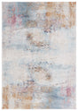 Safavieh Phoenix 500 4'-5" x 6'-5" Rug in Aqua / Gold Rose