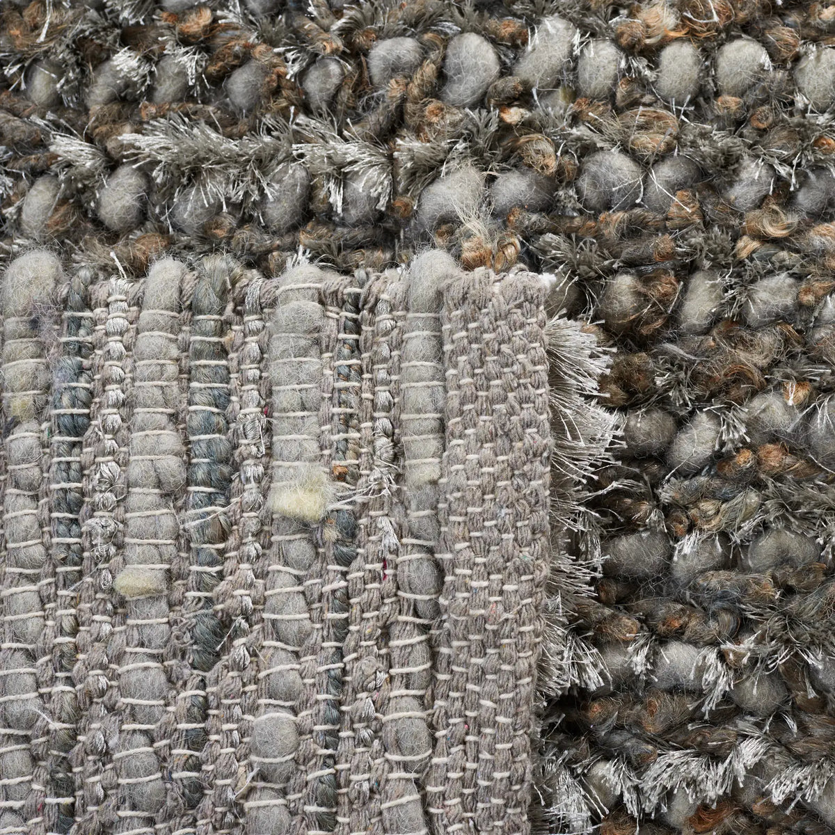 Safavieh Classic Shag 4'-0" x 6'-0" Rug in Grey