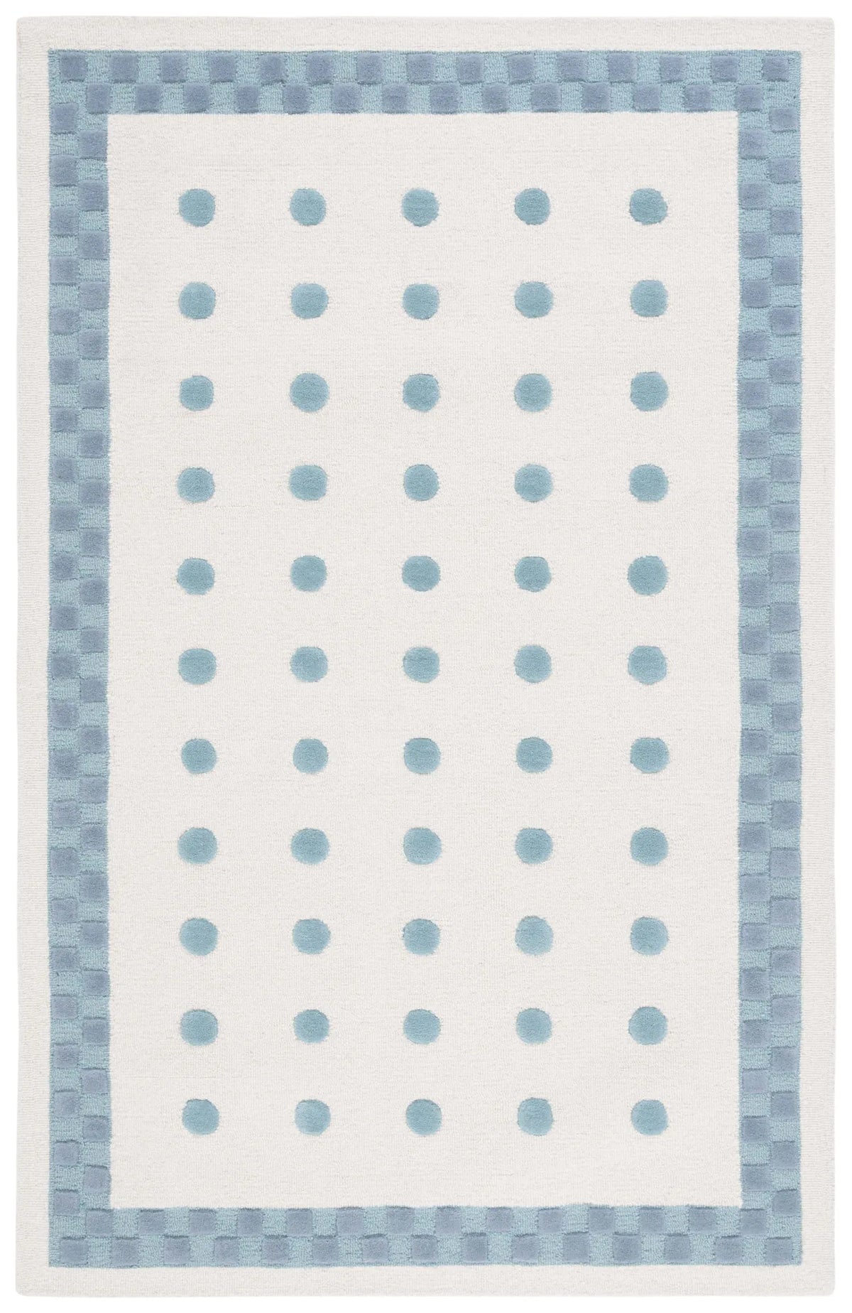Safavieh Safavieh Kids 4'-0" x 6'-0" Rug in Ivory / Blue