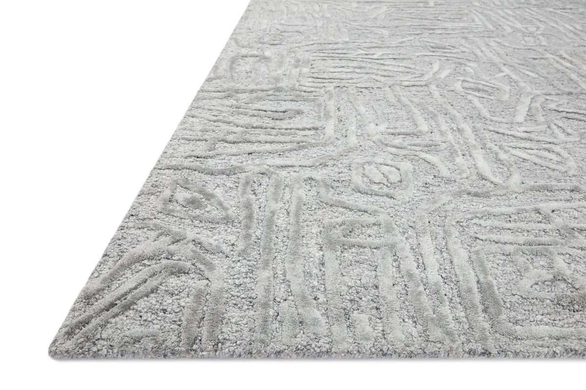 Loloi Juneau Jy-06 Grey / Grey Rugs - rug corner