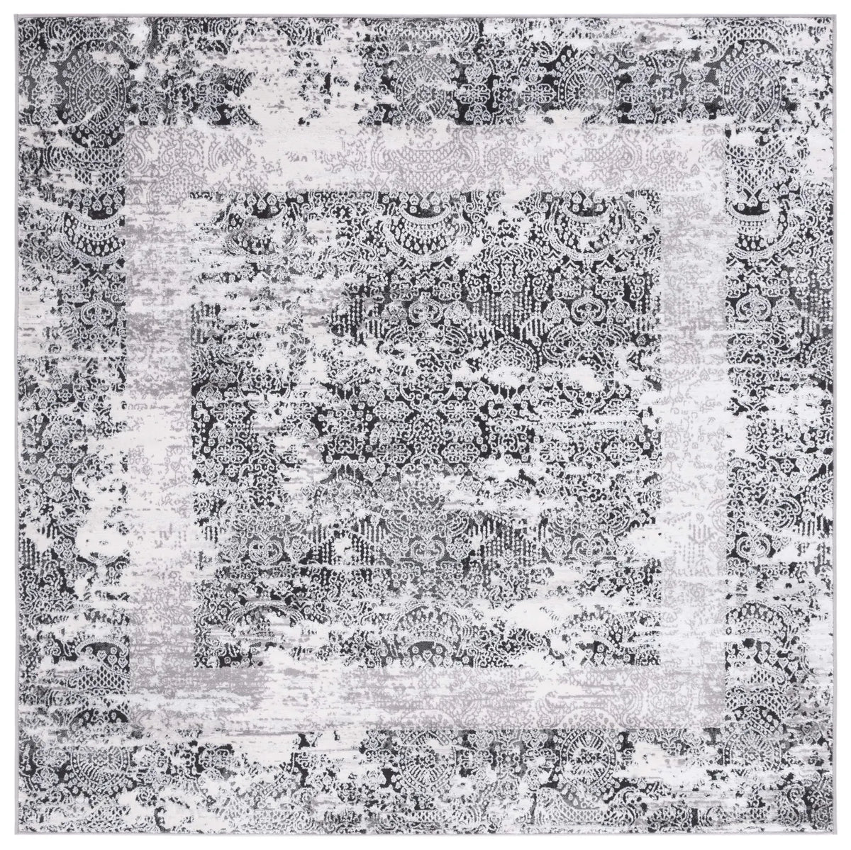 Safavieh Amelia 6'-7" x 6'-7" Rug in Grey / Charcoal