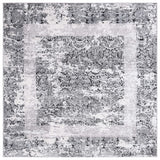 Safavieh Amelia 6'-7" x 6'-7" Rug in Grey / Charcoal