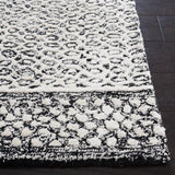 Safavieh Glamour 4'-0" x 6'-0" Rug in Charcoal / Ivory