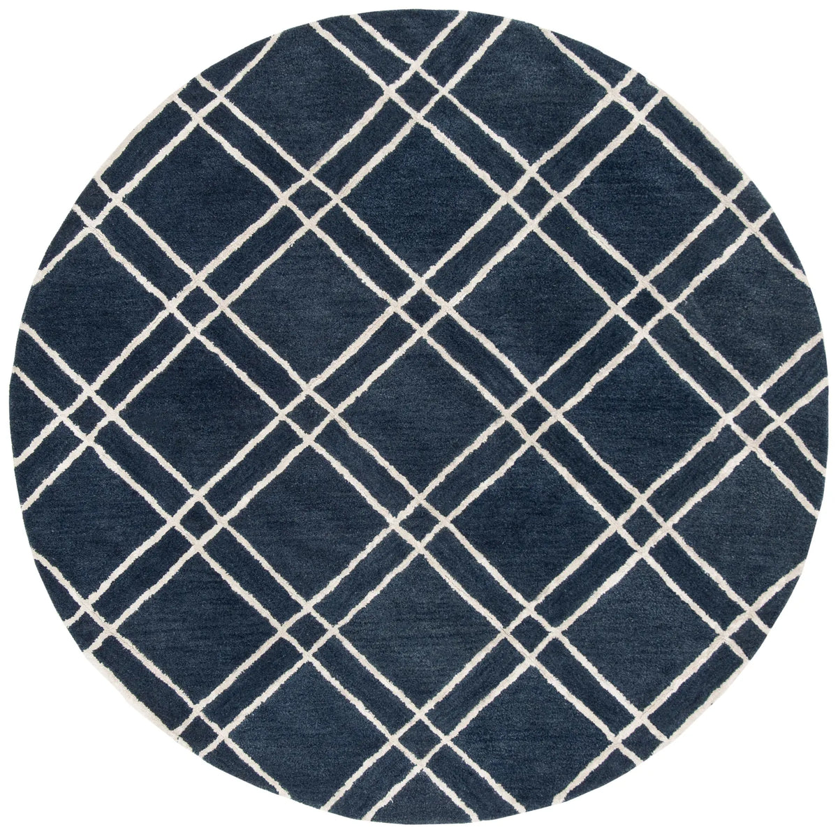 Safavieh Himalaya 6'-0" x 6'-0" Rug in Navy / Silver