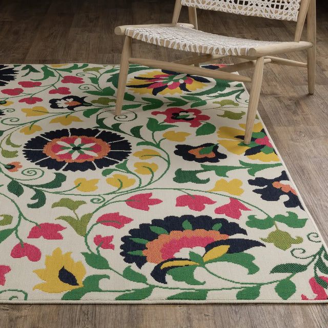 Oriental Weavers Sphinx Havana HAV10 Multi Rugs - angle/detail