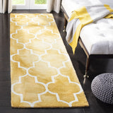 Safavieh Dip Dye 2'-3" x 6'-0" Rug in Gold / Ivory