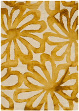 Safavieh Dip Dye 2'-0" x 3'-0" Rug in Beige / Gold