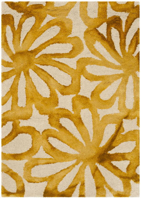 Safavieh Dip Dye 2'-0" x 3'-0" Rug in Beige / Gold