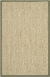 Safavieh Natural Fiber 3'-0" x 5'-0" Rug in Natural / Green