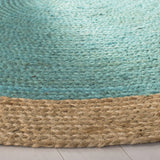 Safavieh Natural Fiber 5'-0" x 5'-0" Rug in Teal / Natural