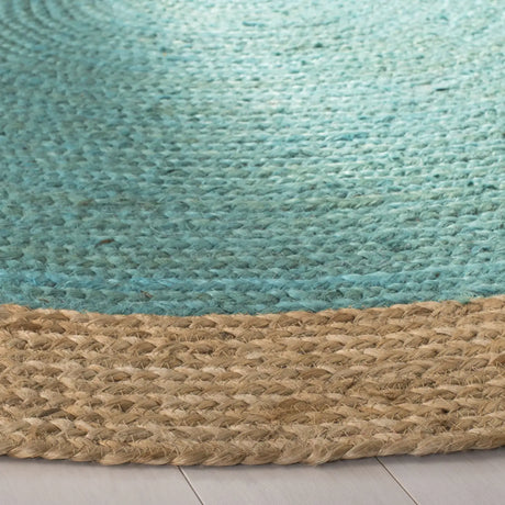 Safavieh Natural Fiber 5'-0" x 5'-0" Rug in Teal / Natural