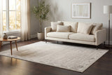 Dynamic Rugs Atlas 2581 Power Loomed Modern Beige/Ivory Rug - Room
