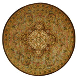 Safavieh Classic 8'-0" x 8'-0" Rug in Beige / Olive
