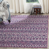 Safavieh Madison 4'-0" x 6'-0" Rug in Fuchsia / Navy