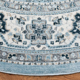 Safavieh Isabella 6'-7" x 6'-7" Rug in Blue / Creme