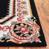 Safavieh Naples 4'-0" x 6'-0" Rug in Black / Ivory