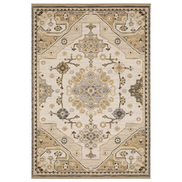 Oriental Weavers Sphinx Acacia ACA03 Grey Rugs - main flat