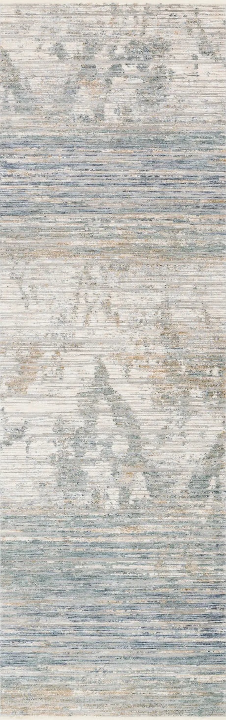 Loloi Pandora Pan-06 Ivory / Blue Rugs - runner flat