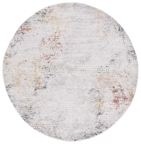 Safavieh Vogue 6'-7" x 6'-7" Rug in Beige / Blue Rust
