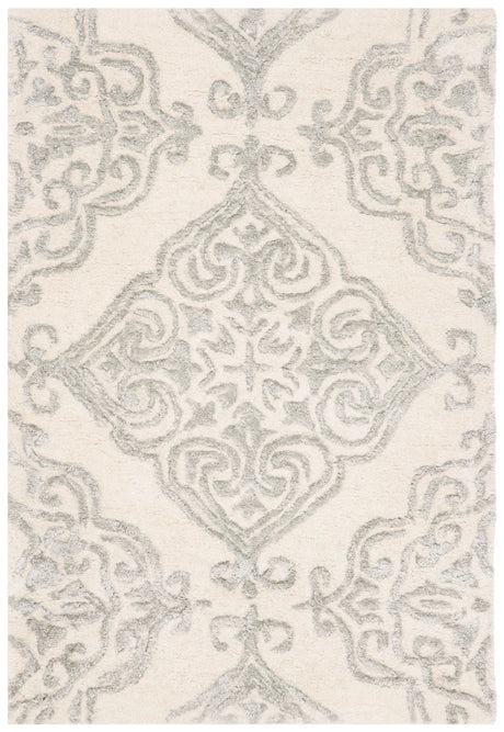 Safavieh Glamour 2'-0" x 3'-0" Rug in Ivory / Silver
