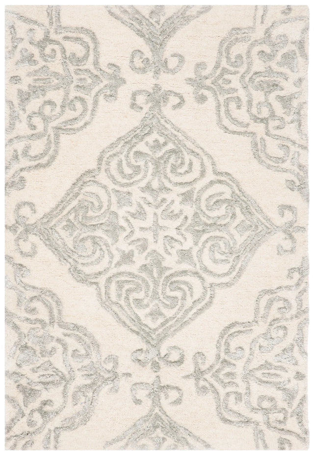 Safavieh Glamour 2'-0" x 3'-0" Rug in Ivory / Silver